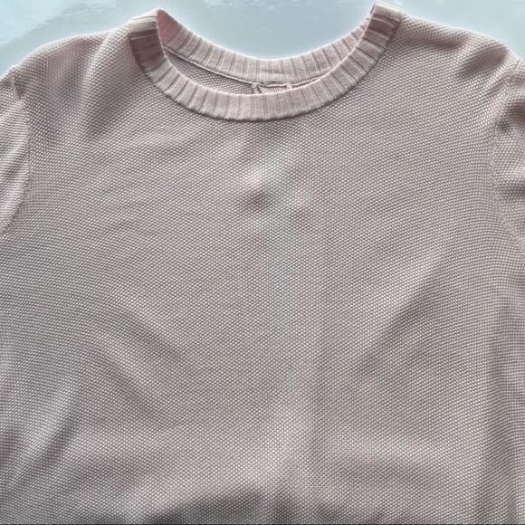 Lululemon Sincerely Yours Sweater / Size 10 / Pink Glow Cashlu Relaxed - Picture 5 of 10